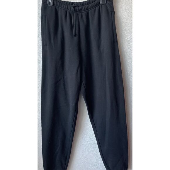 Skims Womens Cotton Fleece Classic Jogger Pant Onyx Size Medium Sweatpants - Picture 5 of 6